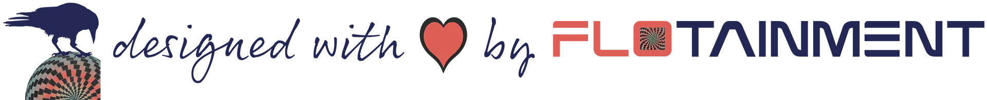 Logo – designed with love by flotainment, kreative Marken und Grafikgestaltung / Webdesign